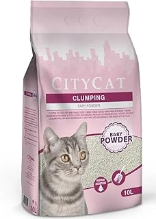 Sanicat City Cat Bebek Pudrası Kokulu Topaklanan Kumu 10L ürün görseli 1