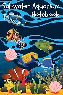 Saltwater Aquarium Notebook: Reef Tank Aquarium Hobbyist Record Keeping Book. Convenient Logging Of All Water Chemistry, Maintenance, And Saltwater Fish Health. ürün görseli 1