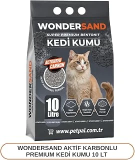 Wondersand Akti̇f Karbon Süper Premi̇um Kedi̇ Kumu 10 Lt ürün görseli 1