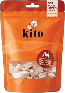 Kito Freeze Dried Tavuk Göğüs Ödül Maması%100 Doğal, Glutensiz 30 Gr(Cat&Dog Treat) ürün görseli 1