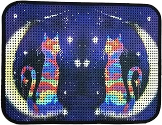 Miapet Elekli Desenli Tuvalet Önü Paspası 60 X 45 Cm Ay-Yıldız ürün görseli 1
