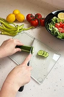 Decorita Cam Kesme Tahtası - Cam Kesme Tablası | (Saydam Cam, 17Cm X 29Cm) ürün görseli 1
