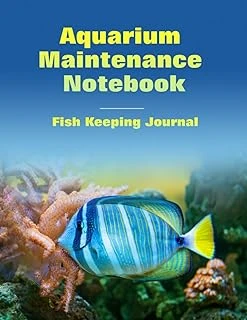 Aquarium Maintenance Notebook Fish Keeping Journal: Tank Aquarium Log Book | Fish And Coral (Aquarium Fish Maintenance) ürün görseli 1
