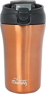 Any Morning 400 Ml Paslanmaz Çelik Termos Mug, Çift İşlevli Sızdırmaz Kapaklı, Bakır Si232021 ürün görseli 1
