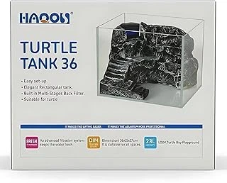 Turtle Tank 36 Kaplumbağa Akvaryumu 23Lt 36X25X27Cm ürün görseli 1