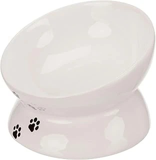 Trixie Mama Su Kabı Yükseltilmiş Ergonomik Seramik 0.15Lt 13 Cm Beyaz ürün görseli 1