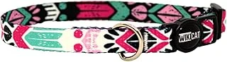 Aztec Light Boyun Tasması, Boğulma Önleyici Kilitli, Zil Hediyeli (Pembe, Fuşya, Mint) ürün görseli 1