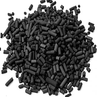 3-4 Mm Silindirik Aktif Karbon Filtre Malzemesi Kokonat Bazlı Sıvılar Akvaryum Karbon Filtreler İçin (! Kg) ürün görseli 1