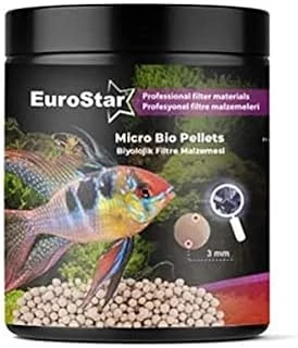 Eurostar Micro Bio Pelets Akvaryum İçin Biyolojik Filtre Temizleme Malzemesi, 1 L ürün görseli 1