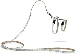 Beeztees Yavru Göğüs Tasması Gezdirme Kayışı, 120Cm, Yeşil, 15-33Cm ürün görseli 1