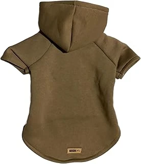 Kapişonlu Sweatshirt Kıyafeti - Düz Koyu Kahverengi Xs Beden ürün görseli 1