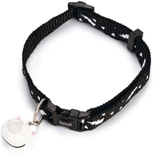 Beeztees Boyun Tasması, Zilli, Siyah, 20-30Cm ürün görseli 1