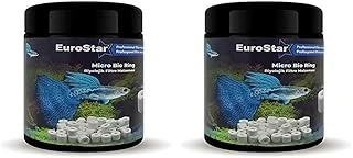 Eurostar Micro Bio Ring Akvaryum İçin Biyolojik Filtre Malzemesi, 1 L (2 Paketi) ürün görseli 1