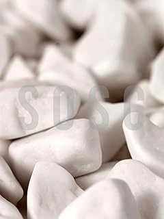 Beyaz Çakıl Taşı Dolomit Taşı Bahçe Süsü Akvaryum Taşı Dere Çakıl Taşı 1-2 Cm 1 Kg ürün görseli 1