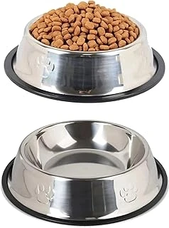 Busstier Paslanmaz Çelik Mama Kabı - Kaymaz Tabanlı, Dayanıklı Besleme Tası (16 Cm) ürün görseli 1