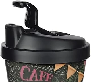 Titiz Motto Termo Bardak (400 Ml) - Çift Katmanlı Isı Koruyucu Sızdırmaz Kapaklı Kahve Bardağı ürün görseli 1