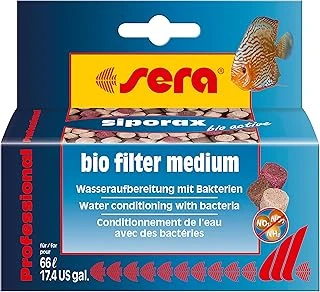 Sera Siporax Bio Professional 35 G Yeni Su Arıtma Yöntemi, 24 Saat Sonra Bile Amonyum, Nitrit, Nitratı Azaltır Kendi Kendini Temizleyen Yüksek Performanslı Filtre Ortamıdır ürün görseli 1