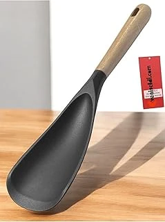 Yenigeldi 1Adet Silikon Kaşık (2Si 1 Arada) Spatula Yapışmaz,Siyah ürün görseli 1