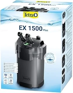 Tetra Akvaryum Dış Filtre Ex 1500 – 600 Litreye Kadar Akvaryumlar Için Güçlü Filtre, Kristal Berraklığında Balık Dostu Su Sağlar, Iç Mekan ürün görseli 1
