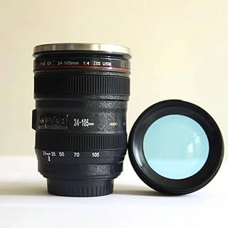 Netavantaj Kamera Lens 3D Tasarım Paslanmaz Çelik Termos Kupa Bardak ürün görseli 1