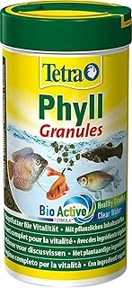 Tetra Phyll Granules – Tüm Bitki Yiyen Süs Balıkları Için Balık Yemi, Hayati Önem Taşıyan Lifli Granül Yem, 250 Ml Kutu ürün görseli 1