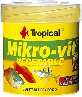 Tropical Mikro-Vit Vegetable Yavru Balıklar İçin Bitkisel Balık Yemi 50 Ml 32Gr ürün görseli 1