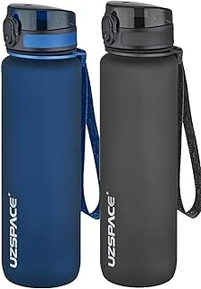 Uzspace 2'Li Tritan Matara Seti 1000 Ml Büyük Boy 14 Farklı Renk Seçeneği Fiftyfifty ürün görseli 1