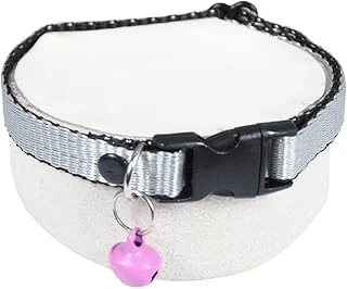 X-Perk Zilli Tasması Boyun Tasma Neon Gri ürün görseli 1
