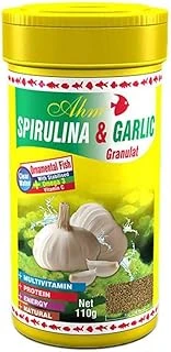 Ahm Spirulina Garlic Sarımsaklı 100 Ml Balık Yemi ürün görseli 1