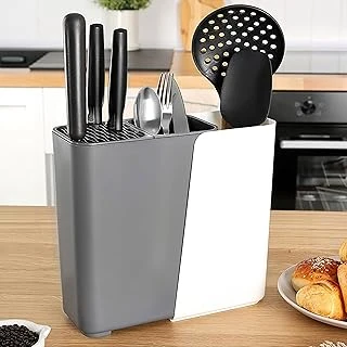 Promosyonca Çok Fonksiyonlu Mutfak Düzenleyici, 2-3 Bölmeli Ayarlanabilir Genişlik, Çatal Kaşık Tutucu, 17-24 Cm Genişlik (Siyah) ürün görseli 1