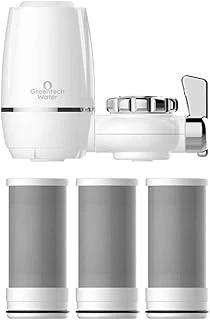 Greentech Water Aktive Edilmiş Karbon Filtreli Musluk Ucu Arıtıcı / 3 Adet Karbon Filtreli Kartuş/Gw-D03P2 ürün görseli 1