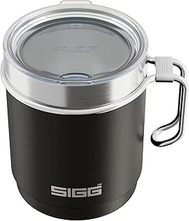 Sigg - Termos Bardak – Mug Night Black – Tritan Kapaklı – Bulaşık Makinesinde Yıkanabilir – Kulplu – Bpa Içermez – Yalıtımlı Bardak Çift Cidarlı – Beyaz – 0,36 L ürün görseli 1