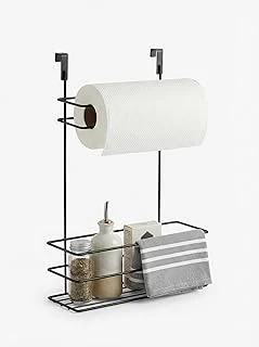 Orret Dolap İçi Asılabilir Metal Kağıt Havluluk Deterjan Sepeti Organizer – Dolap Kapağına Asılabilir Kağıt Havlu Askılığı, Deterjan Düzenleyici Raf, Mutfak Banyo Kapak İçi Metal Organizer ürün görseli 1