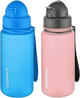 Uzspace 2'Li Pipetli Tritan Matara Seti 400 Ml Fiftyfifty ürün görseli 1