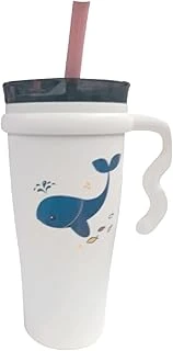Trendix Çelik İçli Termos Bardak 1000Ml Beyaz Yunus ürün görseli 1