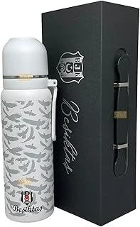 650Ml Çift Katlı Paslanmaz Çelik Termos 8 Saat Sıcak Soğuk Hediye Kutulu (Beyaz) ürün görseli 1