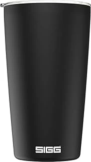 Sigg Neso Cup Black Termos Kupa (0,4 L), Zararlı Madde Içermeyen Yalıtımlı Kahve Kupası, 18/8 Paslanmaz Çelik, Seramik Pure Ceram Kaplamalı ürün görseli 1