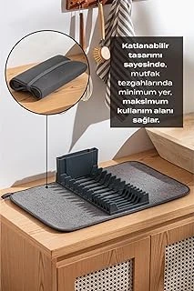 Katlanabilir Bulaşıklık – Su Emici Tabanlı, Pratik Şık Mutfak Düzenleyici ürün görseli 1