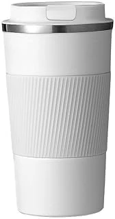 304 L Kilitli Çelik Mat Beyaz 510 Ml Kahve Termos Mug Cin405By ürün görseli 1