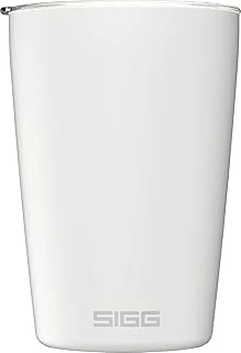 Sigg Neso Cup White Termos Kupa (0,3 L), Zararlı Madde Içermeyen Yalıtımlı Kahve Kupası, 18/8 Paslanmaz Çelikten Kahve Kupası, Seramik Pure Ceram Kaplamalı ürün görseli 1
