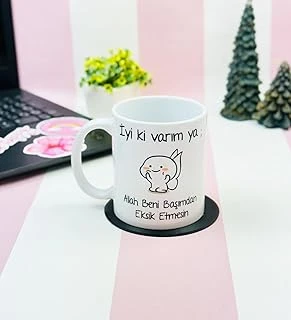 Giftmoda İyi Ki Varım Ya Tasarımlı Kupa Bardak ürün görseli 1