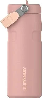 The Iceflow Flip Straw 2.0 Pipetli Termos Bardak 0.47 Lt/Peach Pembe ürün görseli 1