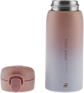 Skyfall Çelik Sızdırmaz Pembe Termos 350 Ml ürün görseli 1
