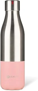 Les Artistes Paris A-4373 Bottle'Up Termos, 500 Ml, Bpa Içermeyen Termos, Tekrar Kullanılabilir, 12 Saat Sıcak 24 Saat Soğuk Tutar, Paslanmaz Çelik, Bölünmüş Pembe Tasarım ürün görseli 1