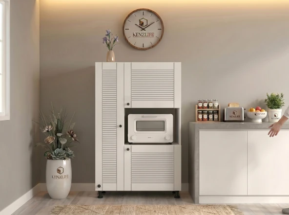 Kenzlife membran mini fırın dolabı alpkuntsol byzbyz panjur 148*90*30 mebran kapak MDF gövde ürün görseli 1