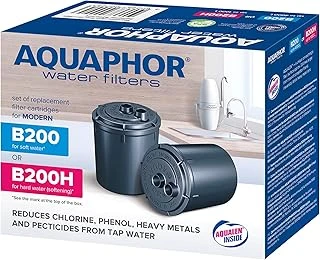 Aquaphor 4600987002149 Paket 2 Kartuş B200H Sert Su Için, Plastik ürün görseli 1