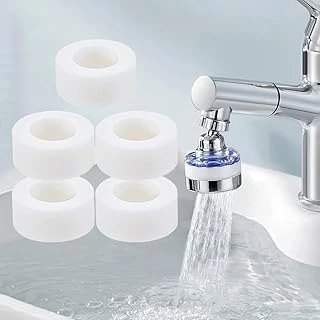 Aputue Musluk Filtre Elemanı, 5 Adet Lavabo Filtre Elemanı, Pp Pamuk Su Filtresi Kartuşu, Değiştirilebilir Banyo Lavabo Filtresi, Mutfak Musluk Filtre Kartuşu ürün görseli 1