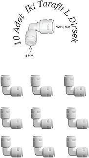 10 Adet Su Arıtma Filtre Bağlantı L Dirsek 1/4-6 Mm (Quick Bağlantı) ürün görseli 1