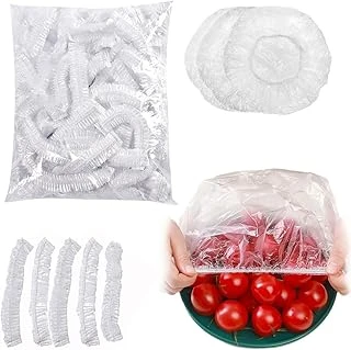 Kyrotech 100’Lü Yeniden Kullanılabilir Elastik Plastik Kase Kapakları – Şeffaf, 12X30 Cm, Hava Geçirmez Gıda Saklama Bonesi, Ev Restoran İçin ürün görseli 1