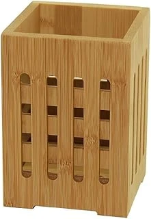 Bambu Mutfak Organizeri, Kare 10×10 Cm, Pencereli Ahşap Düzenleyici Kutusu ürün görseli 1